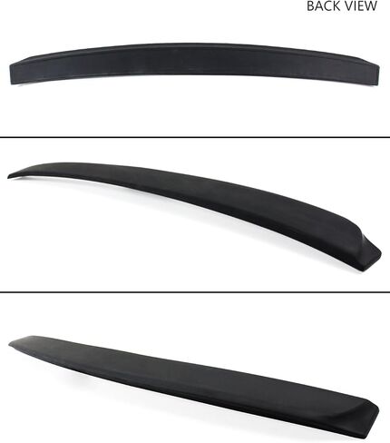 Unpainted Black JDM VIP Rear Window Roof Top Spoiler Compatible with 2006-2015 Honda Civic LX/EX/SI/Sport 4 Door Sedan Models Only in Saudi Arabia