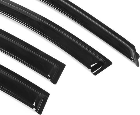 FREEMOTOR802 Tape-on Window Deflectors Fits 2010-2015 Chevrolet Cruze & 2016 Cruze Limited, Rain Guards Side Window Visors Wind Deflectors Vent Visors Slim Style Smoke Tinted Acrylic 4 PCS in Saudi Arabia