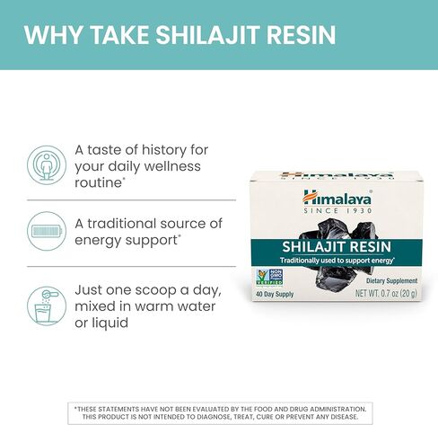 Himalaya Shilajit Extract Capsules, 60 Count, 250 mg Himalayan Shilajit Resin for Men and Women, Supports Energy in Saudi Arabia
