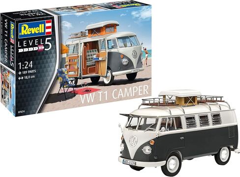 Revell 07674 VW T1 Camper 1:24 Scale Unbuilt/Unpainted Plastic Model Kit in Saudi Arabia