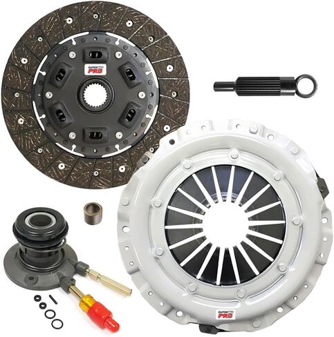 مجموعة القابض ClutchMaxPRO Performance Stage 2 مع أسطوانة تابعة متوافقة مع Chevy 1996-2001 S-10، GMC 1996-2001 Sonoma، Isuzu1996-2000 Hombre 2.2L (CP04155HDWS-ST2) in Saudi Arabia