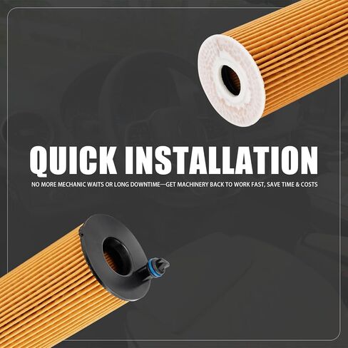 طقم فلتر زيت المحرك 4 قطع متوافق مع Mercedes-Benz Sprinter 2500 3500 3500XD 2023 2024 Repalces 6541801100, A6541801100 in Kuwait