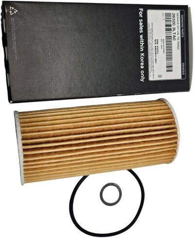 مجموعة خدمة OEM 26320-3LTA0 الأصلية - فلتر الزيت / 263203LTA0 متوافق مع Hyundai G70 G80 G90 Kia Stinger K900 in Kuwait