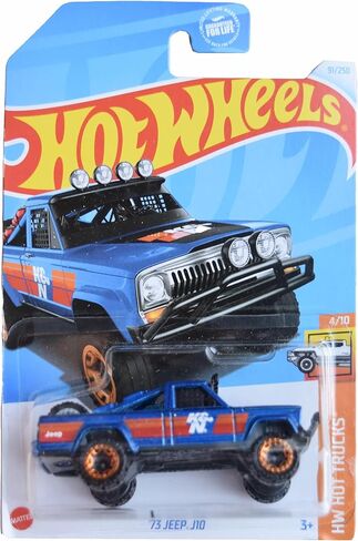 Hot Wheels '73 Jeep J10, HW Hot Trucks 4/10 [Blue] 91/250 in Saudi Arabia