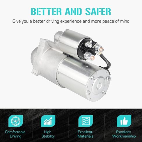 New Starter for Cadillac Escalade ESV EXT 6.0L 6.2L 06-08, for Chevy Avalanche 6.0L 07-08, for Silverado 1500 2500 HD Suburban Trailblazer GMC Savana Vans Sierra 1500 2500 HD Yukon XL 6.0L 06-08 in Saudi Arabia