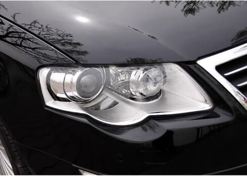 متوافق مع Passat B6 R36 2006-2011 غطاء المصباح الأمامي عدسة شفافة عاكس الضوء - غطاء شبكي (1 Piar) in Saudi Arabia