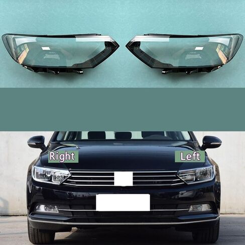 Compatible With Compatible With Magotan B8 2017-2019 Halogen Headlamp Transparent Cover Lens - Plexiglass Protection Shell(Low Left) in Saudi Arabia