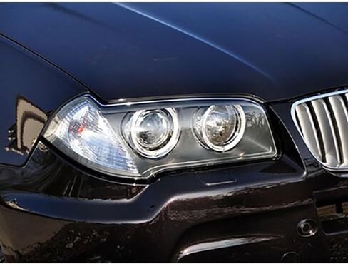 Compatible With B-MW X3 E83 2006-2010 Headlight Cover Shade - Transparent Lampshade Case Lens - Plexiglass Protection(1 Left) in Saudi Arabia