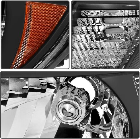 Black Housing Headlights Assembly Compatible with 2012-2015 Toyota Tacoma Direct Replacement Driver and Passenger Side TO2502213 TO2503213 in Saudi Arabia