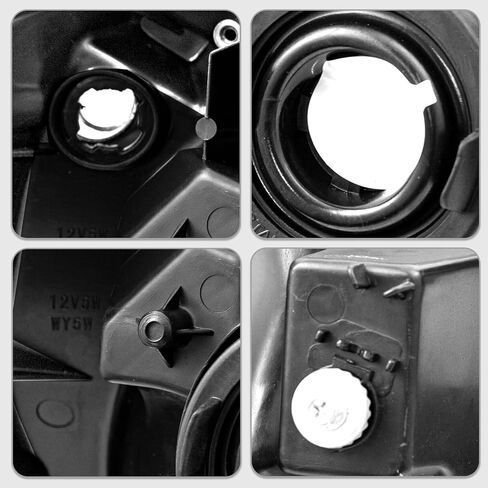 Black Housing Headlights Assembly Compatible with 2012-2015 Toyota Tacoma Direct Replacement Driver and Passenger Side TO2502213 TO2503213 in Saudi Arabia
