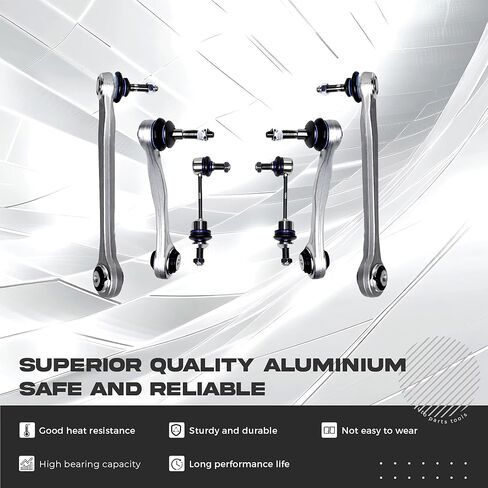 Rear Upper Control Arm Suspension kit Compatible with BMW X5 X6 E70 E71 E72 F15 F16 F85 F86 ActiveHybrid XDrive 28i 30d 35i 40i 50i Ball Joints Control Arm Bushings, Rear Sway Bar Links in Saudi Arabia