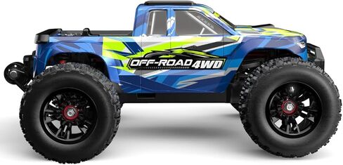 شاحنة MJX 14208 بمقياس 1:14 4WD بدون فرشاة RC Bigfoot 41 كم/ساعة عالية السرعة RTR للطرق الوعرة، جهاز تحكم عن بعد 2.4 جيجا هرتز، بطارية 7.4 فولت 2000 مللي أمبير، إطارات 88 مم لجميع التضاريس، وحش العجلة الكبيرة in Kuwait