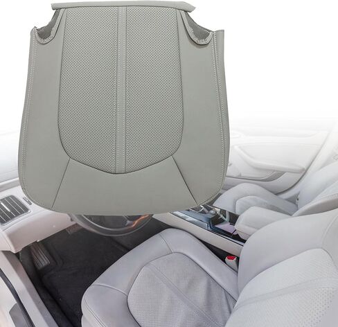 Front Driver Side Bottom Leather Perforated Seat Cover Gray Compatible with Cadillac CTS 2008 2009 2010 2011 2012 2013 in Saudi Arabia