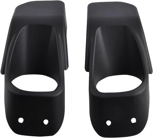 Front Plastic Fog Light Lamp Covers Compatible for Jeep Wrangler JK 2007-2017- 10th Anniversary Bumper Decoration Frame in Saudi Arabia