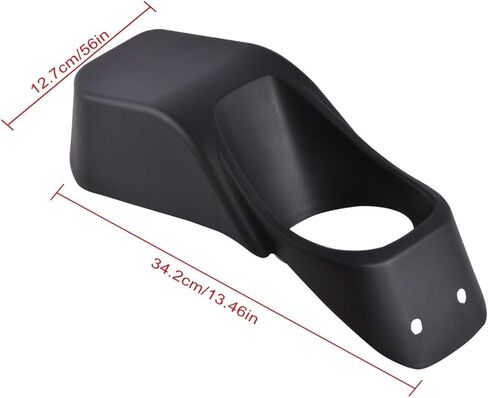 Front Plastic Fog Light Lamp Covers Compatible for Jeep Wrangler JK 2007-2017- 10th Anniversary Bumper Decoration Frame in Saudi Arabia