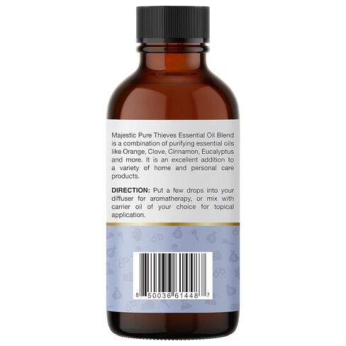 MAJESTIC PURE Wintergreen Essential Oil | 100% Pure and Natural Essential Oil | Premium Grade Essential Oils for Hair Care, Home Diffusers, Skin, Aromatherapy, Massage and Humidifiers | 4 Fl Oz in Kuwait
