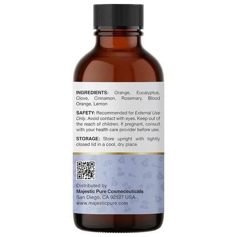 MAJESTIC PURE Wintergreen Essential Oil | 100% Pure and Natural Essential Oil | Premium Grade Essential Oils for Hair Care, Home Diffusers, Skin, Aromatherapy, Massage and Humidifiers | 4 Fl Oz in Kuwait