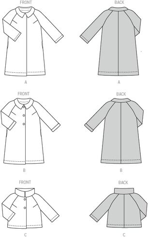 Burda Style X05688BURDA Easy to Make Misses' Coats and Jackets Sewing Pattern Packet, Design Code B5688, Sizes 8-18 (34-44) in Saudi Arabia
