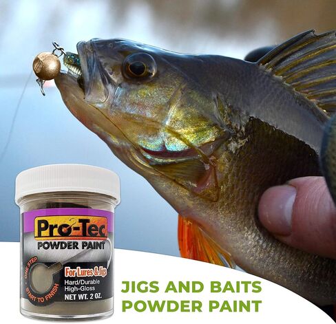 مجموعة طلاء Lurwind Pro-Tec Jig من 3 قطع، طلاء مسحوق لطعم الصيد ورؤوس الرقص، لمسة نهائية متينة شديدة اللمعان، أسود، وردي فاقع، أخضر شارتروز، 2 أونصة لكل منها، يغطي 9000 رقصة، لا حاجة إلى برايمر، خالية من الرائحة in Kuwait