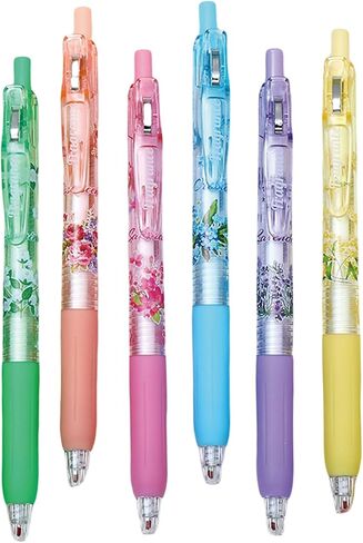 6 Pcs Gel Ink Pens Retractable Pens Cute Flower Pen with Fragrance 0.5mm Black Ink Writing Pen for Girls Boys Women Men Office School Supplies (Fragrance Flower) in Saudi Arabia