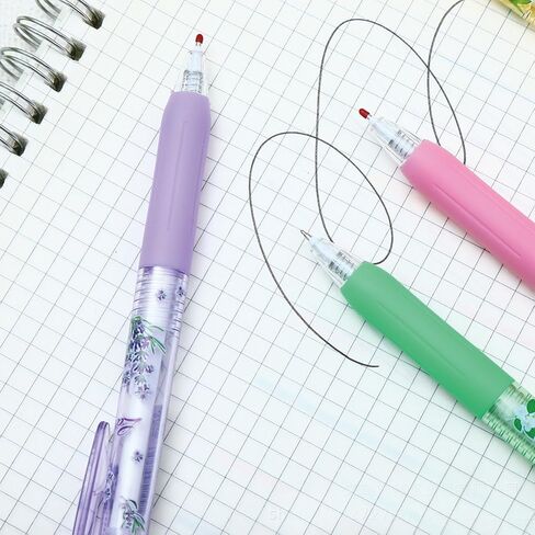 6 Pcs Gel Ink Pens Retractable Pens Cute Flower Pen with Fragrance 0.5mm Black Ink Writing Pen for Girls Boys Women Men Office School Supplies (Fragrance Flower) in Saudi Arabia