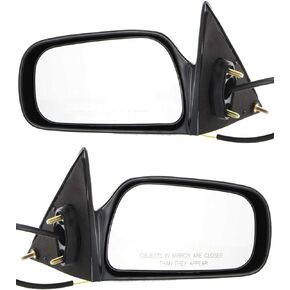 مرايا كهربائية جانبية للسائق والراكب من Kool Vue، قابلة للطلاء لسيارة Toyota Camry 1997-2001، مرآة تزيين السيارة، مركبة يابانية الصنع (VIN يبدأ بـ J) in Saudi Arabia