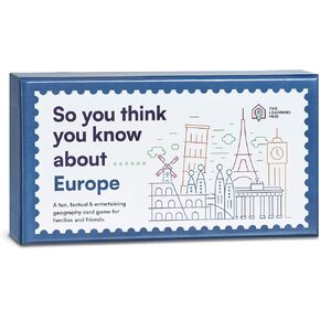So You Think You Know About Europe - a Fun, factual & Entertaining Geography Card Game | 44 European Countries | 15 Facts per Card | for Kids, Families & Friends | Stocking Stuffer in Saudi Arabia