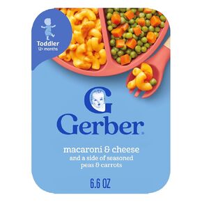 Gerber Macaroni & Cheese with Side of Seasoned Peas & Carrots, 6.6 Oz in Kuwait