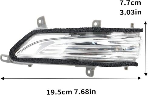 الحق LED مرآة جانبية بدوره مصباح إشارة الجمعية يناسب لكزس LX570 GX460 2010-2023 مصباح استبدال الجانب الركاب in Saudi Arabia