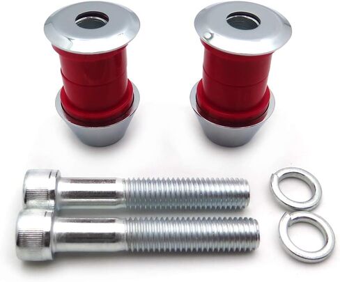 HTTMT- US-TGHD-HAD021-I-RD2- البطانات الناهضة لمقود المقود من البولي يوريثين البلاستيك الحراري مع مسمار صعود 1/2 بوصة - 13 متوافق مع Harley Big Twin 84-19 in Kuwait