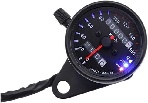 motorcycle mileometer 12V Universal Motorcycle Tachometer Odometer With Turn Signal Headlight Indicator Motorbike Gauge Digital Dash Parts in Saudi Arabia