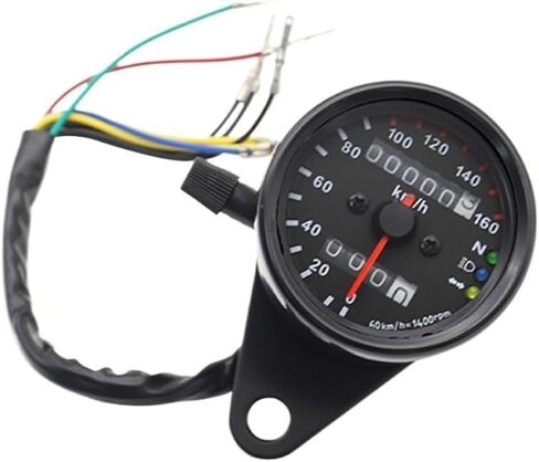 motorcycle mileometer 12V Universal Motorcycle Tachometer Odometer With Turn Signal Headlight Indicator Motorbike Gauge Digital Dash Parts in Saudi Arabia