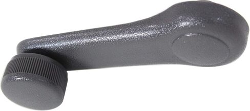 مجموعة كرنك نافذة Garage-Pro مكونة من قطعتين متوافقة مع HYUNDAI SONATA 1999-2001 / Accent 2000-2006 مقبض النافذة الأمامية الجانب الأيمن والجانب الأيسر رمادي (= خلفي) in Saudi Arabia