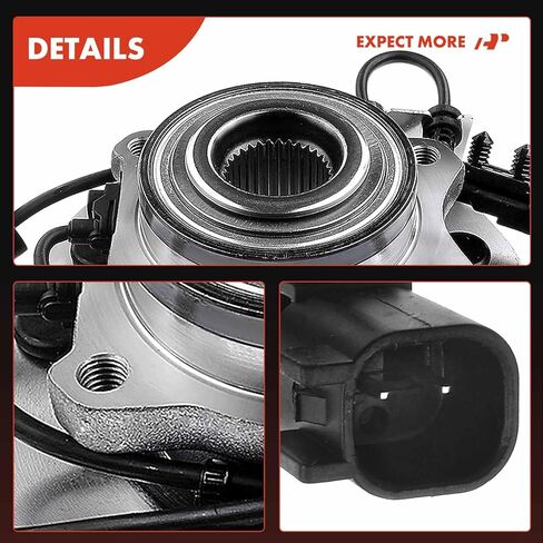 A-Premium 2 × محمل العجلة الأمامية ومجموعة المحور مع ABS و5 عروة متوافقة مع Chrysler Pacifica 2007-2008 in Saudi Arabia