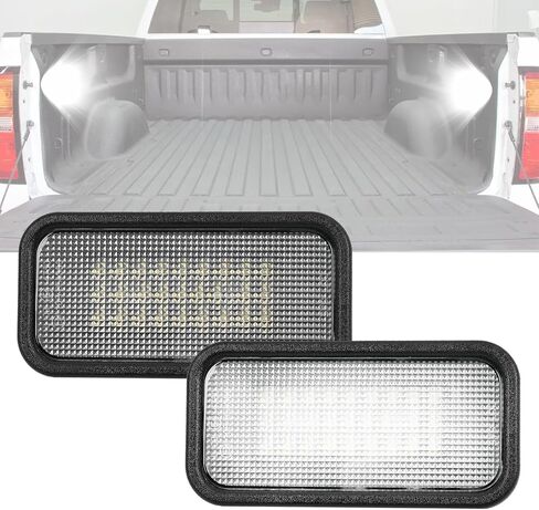 Bed Cargo Area Light 84396982 84659238 Fit for Chevrolet Silverado GMC Sierra 1500 2500 HD 3500 HD 2019 2020 2021 2022 2023 2024 2025, 12V White Truck Bed Lights (2 PCS) in Saudi Arabia