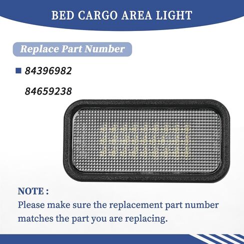 Bed Cargo Area Light 84396982 84659238 Fit for Chevrolet Silverado GMC Sierra 1500 2500 HD 3500 HD 2019 2020 2021 2022 2023 2024 2025, 12V White Truck Bed Lights (2 PCS) in Saudi Arabia