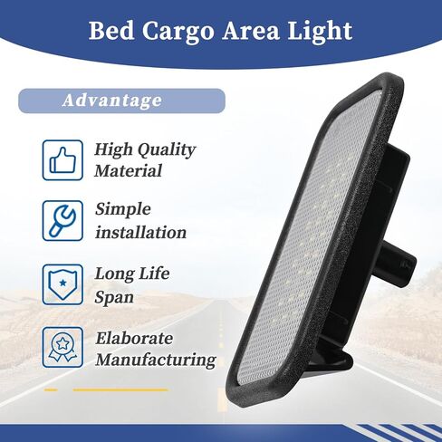 Bed Cargo Area Light 84396982 84659238 Fit for Chevrolet Silverado GMC Sierra 1500 2500 HD 3500 HD 2019 2020 2021 2022 2023 2024 2025, 12V White Truck Bed Lights (2 PCS) in Saudi Arabia