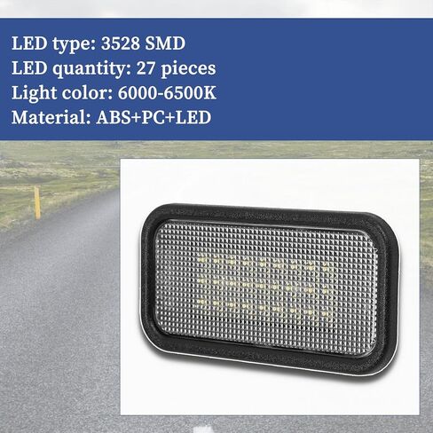 Bed Cargo Area Light 84396982 84659238 Fit for Chevrolet Silverado GMC Sierra 1500 2500 HD 3500 HD 2019 2020 2021 2022 2023 2024 2025, 12V White Truck Bed Lights (2 PCS) in Saudi Arabia