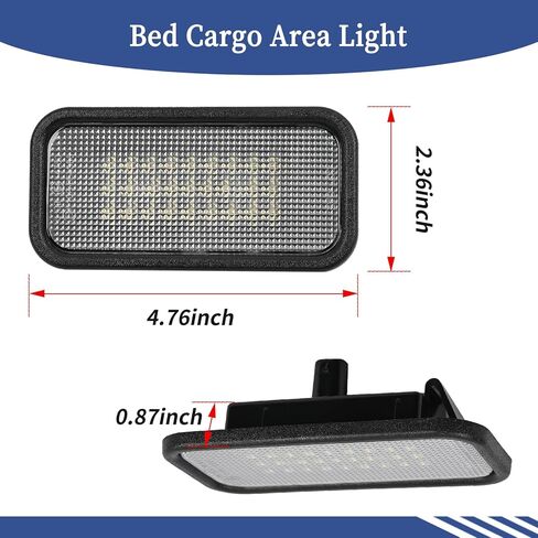 Bed Cargo Area Light 84396982 84659238 Fit for Chevrolet Silverado GMC Sierra 1500 2500 HD 3500 HD 2019 2020 2021 2022 2023 2024 2025, 12V White Truck Bed Lights (2 PCS) in Saudi Arabia