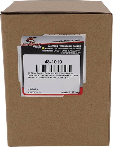 جميع الكرات 48-1019 طقم فلتر الهواء متوافق مع/استبدال Can-Am Outlander 400 STD، Outlander 400 XT 2009-2014، Outlander Max 400 STD 2009-2011، 2013-2015، Outlander Max 400 XT 2012-2015 in Saudi Arabia