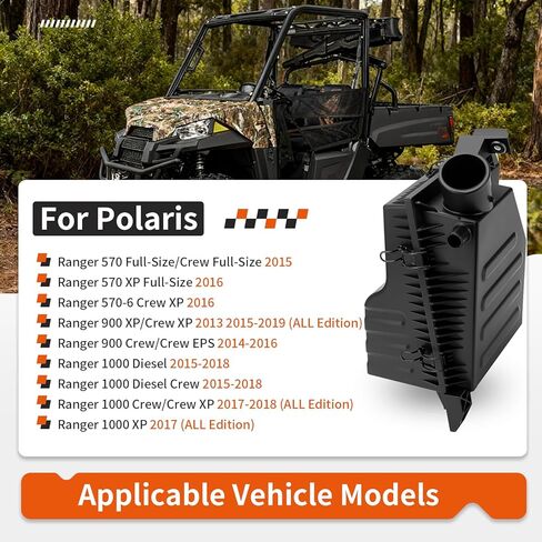 Air box Filter Housing & Cover w/Clip For Polaris Ranger 570 900 1000 2013-2019 5439197 5450722 in Saudi Arabia