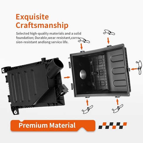 Air box Filter Housing & Cover w/Clip For Polaris Ranger 570 900 1000 2013-2019 5439197 5450722 in Saudi Arabia