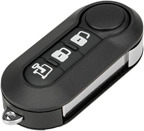 Key Fob Cover Shell Case Replacement 3 Buttons Key Fob Remote Control Shell Case - Compatible for Ram ProMaster 1500 2500 3500 2015-2019 for Fiat 500L Panda 2012-2016 for Fiat Bravo Ducato 2010-2016 in Saudi Arabia