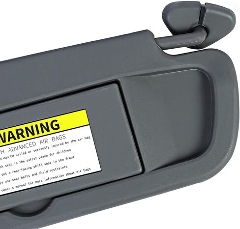 Passenger Side Right Sun Visor Compatible with 2006-2011 Honda Civic Replace for 83230-SNA-A01ZA Dark Gray in Saudi Arabia