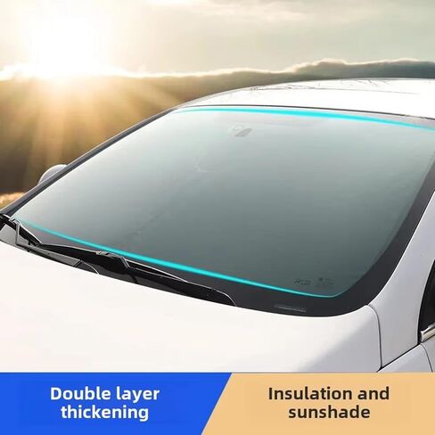 مناسب لسيارة Lexus GX 470 2003-2008 2009، ظل الشمس للزجاج الأمامي، مظلات سيارة قابلة للطي للزجاج الأمامي الأسود، ملحقات السيارة الداخلية in Kuwait