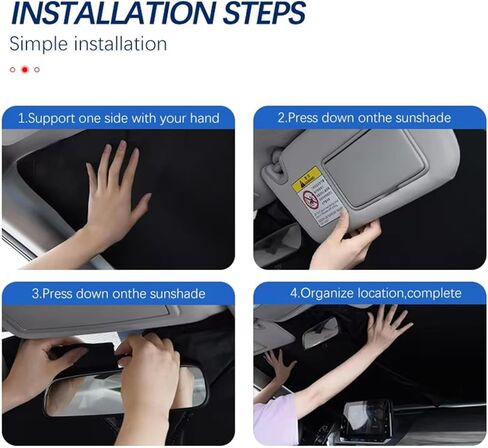 مناسب لسيارة Lexus GX 470 2003-2008 2009، ظل الشمس للزجاج الأمامي، مظلات سيارة قابلة للطي للزجاج الأمامي الأسود، ملحقات السيارة الداخلية in Kuwait