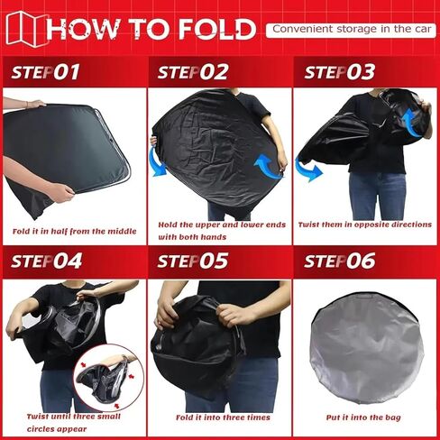 مناسب لسيارة Lexus GX 470 2003-2008 2009، ظل الشمس للزجاج الأمامي، مظلات سيارة قابلة للطي للزجاج الأمامي الأسود، ملحقات السيارة الداخلية in Kuwait