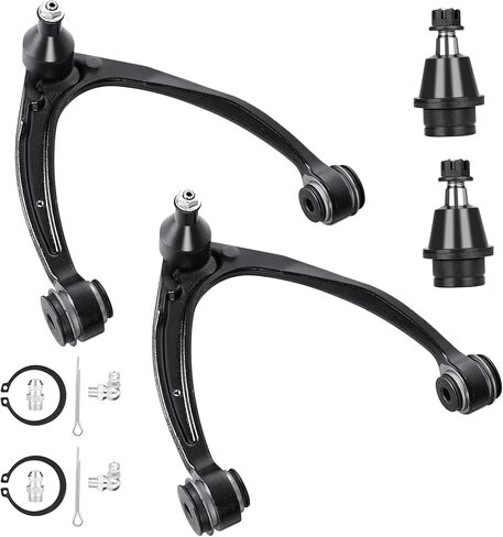 4 قطع K80669 K80670 K6541 ذراع التحكم العلوي الأمامي مع مفاصل كروية سفلية متوافقة مع كاديلاك إسكاليد تشيفي سيلفرادو سوبربان 1500 أفالانش تاهو جي إم سي سييرا 1500 يوكون 2007-2013 in Kuwait