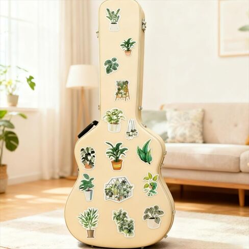 50Pcs Vibrant Green Plants Stickers, Perfect for Laptops, Water Bottles, Scrapbooks DIY Projects Plant Lover Gifts in Saudi Arabia