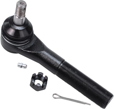 Detroit Axle - 4WD Front Tie Rods Track Bar Kit for 94-97 Dodge Ram 1500 2500, 1994 1995 1996 1997, 4 Inner & Outer Tie Rods, 2 Adjusting Sleeves, 1 Track Bar, Replacement in Saudi Arabia